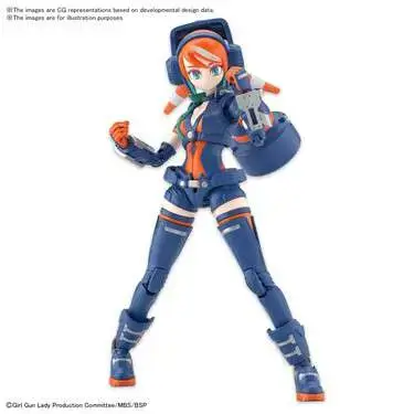 Maquette girl gun fight lady commander amatsu